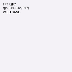 #F4F2F7 - Wild Sand Color Image